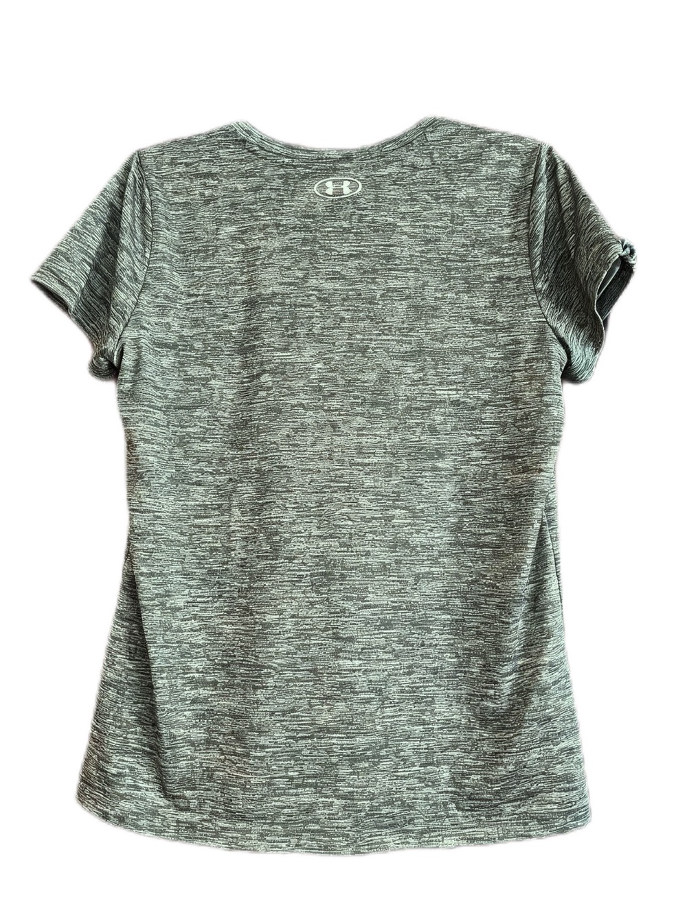Under Armour Women's Green Heather V-Neck Performance Heat Gear Tee Medium - Picture 2 of 10